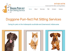 Tablet Screenshot of indypetsitter.com